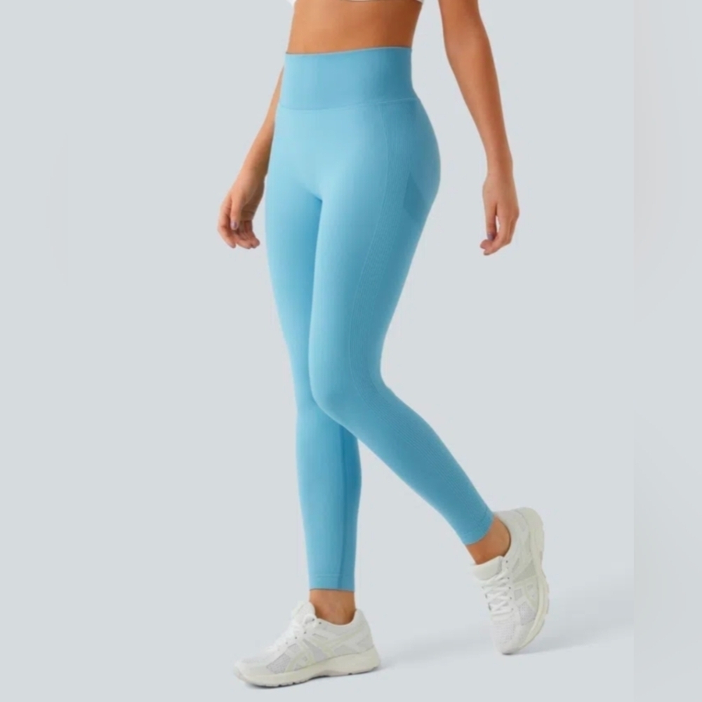 HALARA Blue Topaz Leggings NWOT - Picture 5 of 8